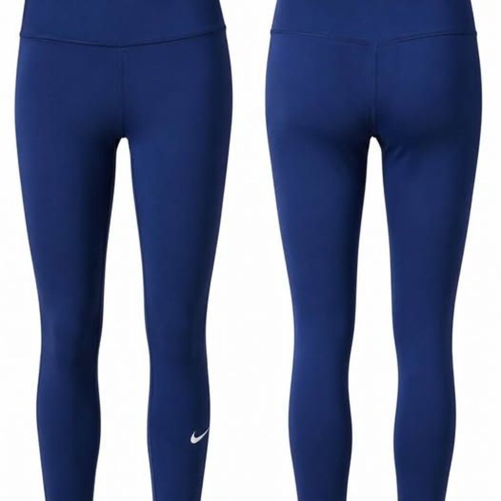 Nike Dri-FIT High-Waisted 7/8 Leggings – Royal Blue – Size Large